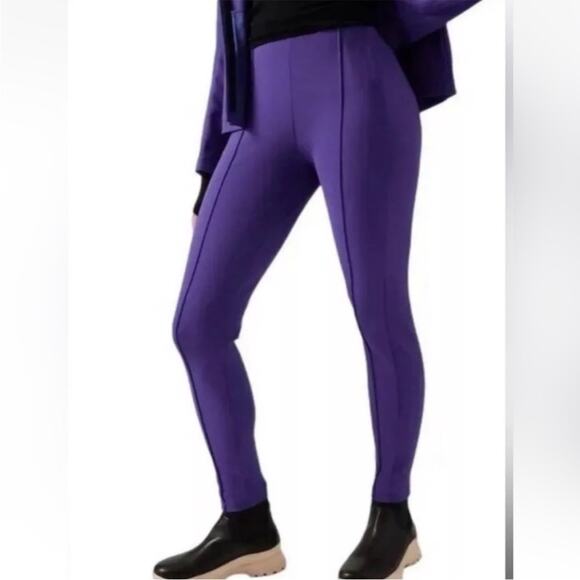 NWT Athleta Glacier snow ski skinny pants in Purple, 12 - Picture 1 of 15